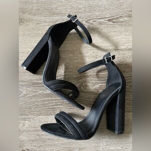 Black Charlotte Rouge Chunky Heel